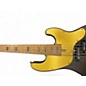 Used Schecter Guitar Research Model T Exotic Ziricote Vintage Natural Electric Bass Guitar