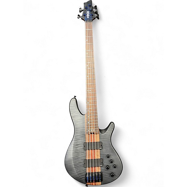 Used Schecter Guitar Research Charles Berthoud CB-5 Black Satin Electric Bass Guitar