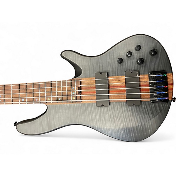 Used Schecter Guitar Research Charles Berthoud CB-5 Black Satin Electric Bass Guitar