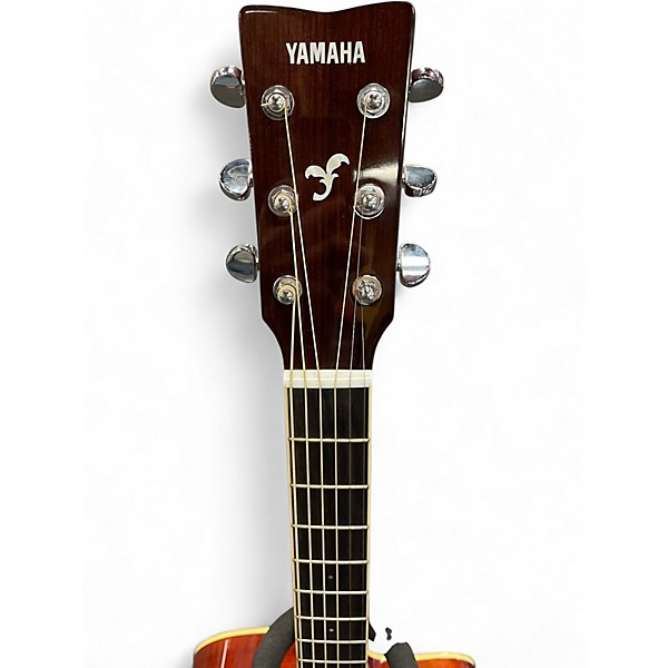 Used Yamaha fsc-ta Brown Sunburst Acoustic Electric Guitar
