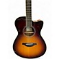 Used Yamaha fsc-ta Brown Sunburst Acoustic Electric Guitar