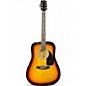 Used Squier SA-125 3 Tone Sunburst Acoustic Guitar thumbnail