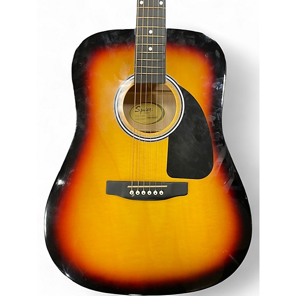Used Squier SA-125 3 Tone Sunburst Acoustic Guitar