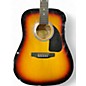 Used Squier SA-125 3 Tone Sunburst Acoustic Guitar