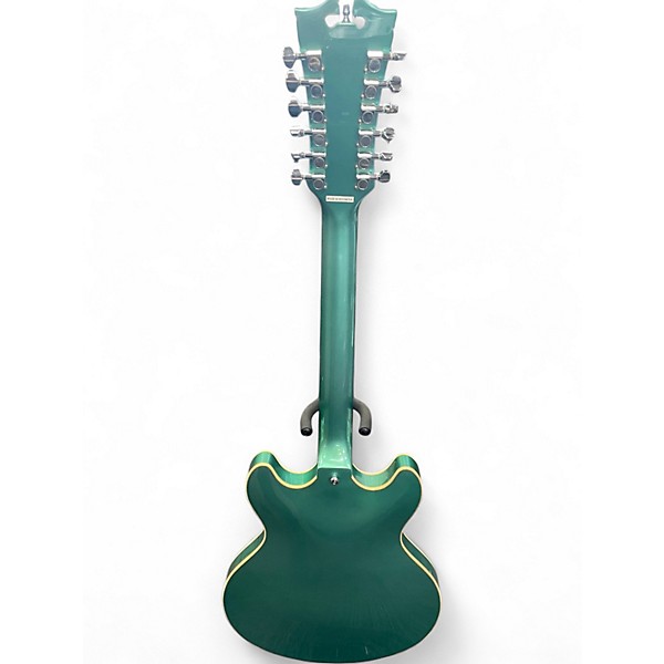 Used D'Angelico PREMIER DC 12 STRING METALLIC TEAL Solid Body Electric Guitar