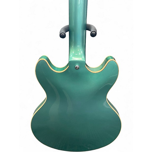 Used D'Angelico PREMIER DC 12 STRING METALLIC TEAL Solid Body Electric Guitar