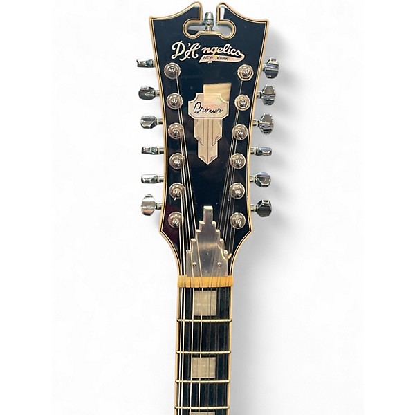 Used D'Angelico PREMIER DC 12 STRING METALLIC TEAL Solid Body Electric Guitar