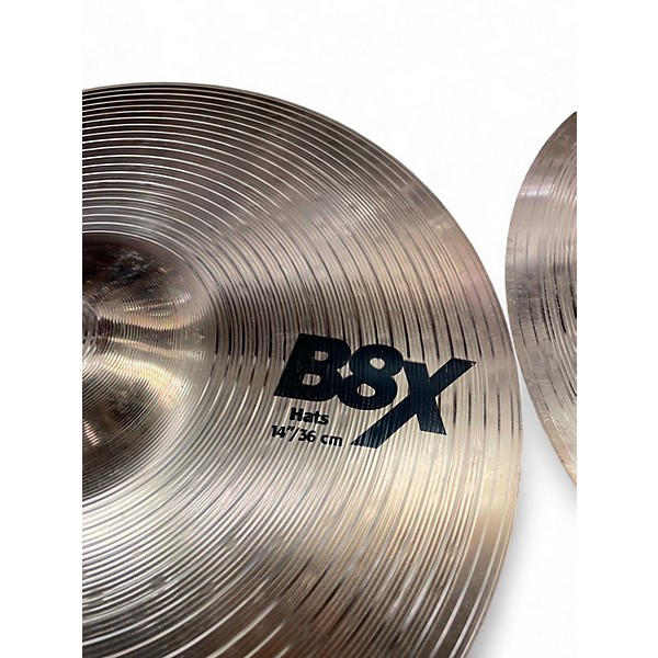 Used SABIAN 14in B8X Hi Hat Cymbal