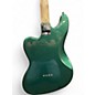 Used Squier paranormal rascal Sherwood Green Metallic Electric Bass Guitar