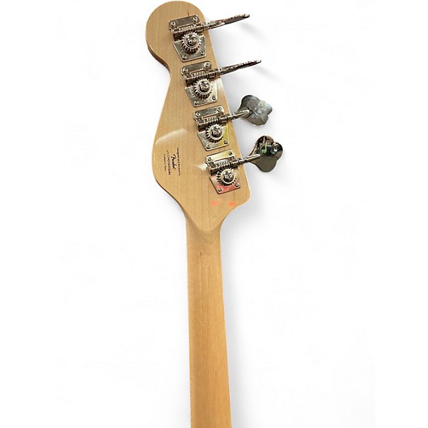 Used Squier paranormal rascal Sherwood Green Metallic Electric Bass Guitar
