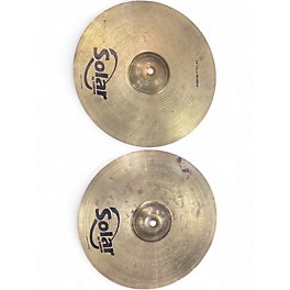 Used Solar by Sabian 14in HI HATS Cymbal