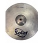 Used Solar by Sabian 14in HI HATS Cymbal