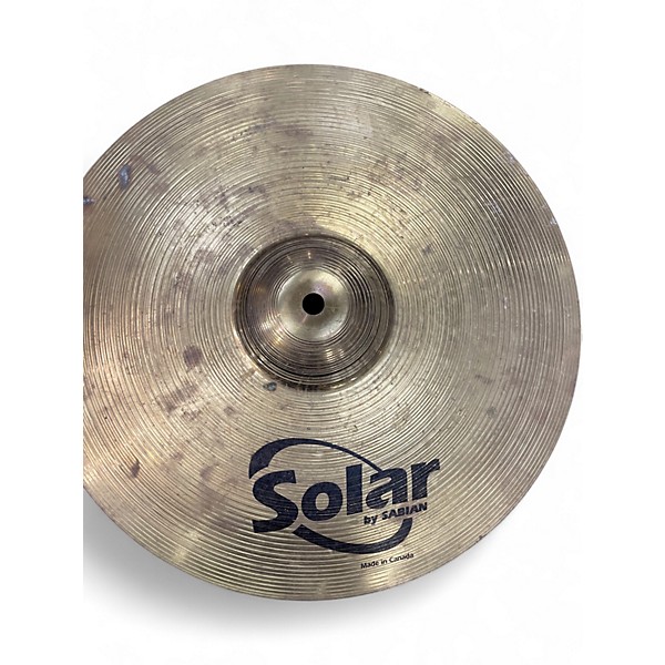 Used Solar by Sabian 14in HI HATS Cymbal