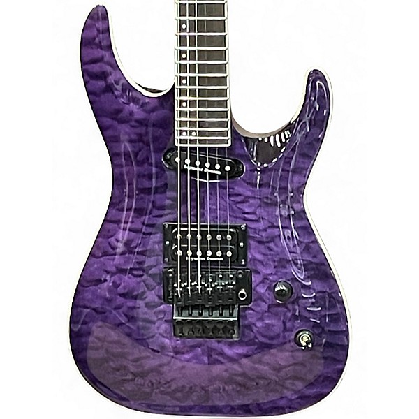 Used 2025 ESP LTD ALR-II Andy La Rocque Signature Trans Purple Solid Body Electric Guitar