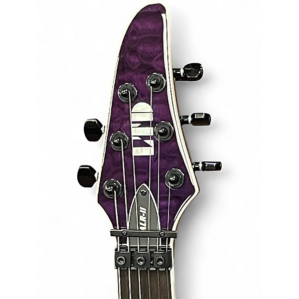 Used 2025 ESP LTD ALR-II Andy La Rocque Signature Trans Purple Solid Body Electric Guitar