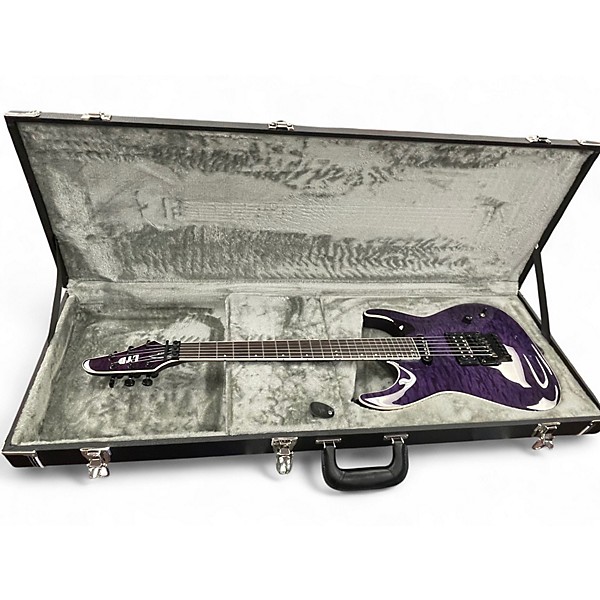 Used 2025 ESP LTD ALR-II Andy La Rocque Signature Trans Purple Solid Body Electric Guitar