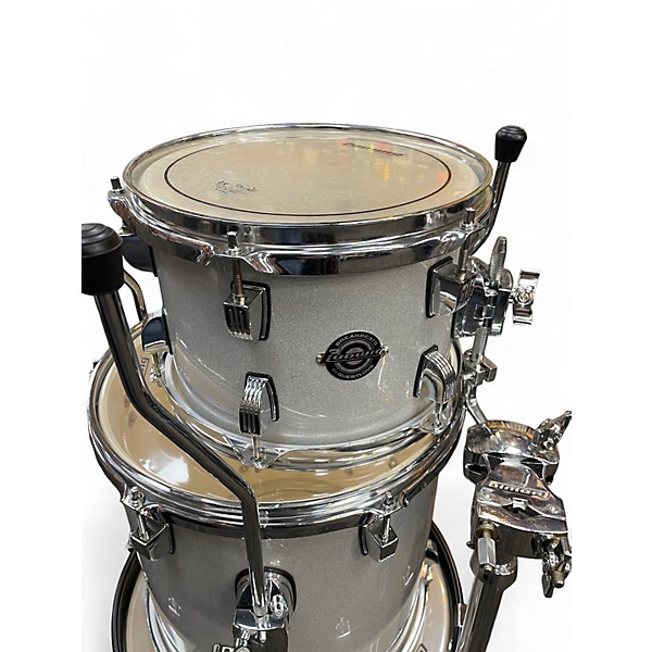 Used Ludwig 3 Piece Breakbeats By Questlove Silver Sparkle Drum Kit