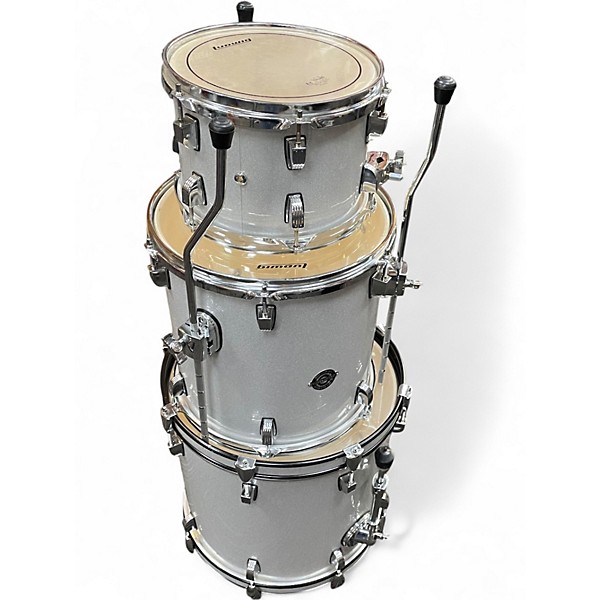 Used Ludwig 3 Piece Breakbeats By Questlove Silver Sparkle Drum Kit