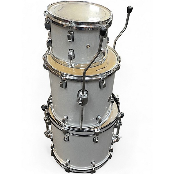 Used Ludwig 3 Piece Breakbeats By Questlove Silver Sparkle Drum Kit