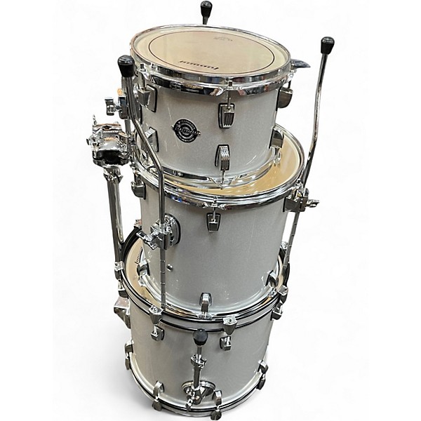Used Ludwig 3 Piece Breakbeats By Questlove Silver Sparkle Drum Kit