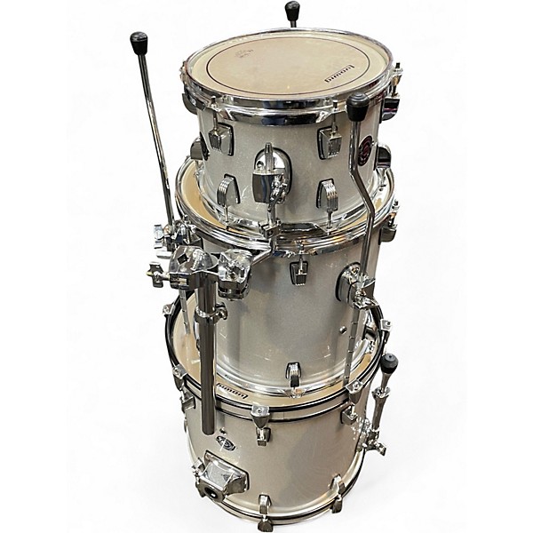Used Ludwig 3 Piece Breakbeats By Questlove Silver Sparkle Drum Kit