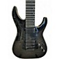 Used Schecter Guitar Research Hellraiser C7 Hybrid Transparent Black Solid Body Electric Guitar