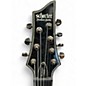 Used Schecter Guitar Research Hellraiser C7 Hybrid Transparent Black Solid Body Electric Guitar