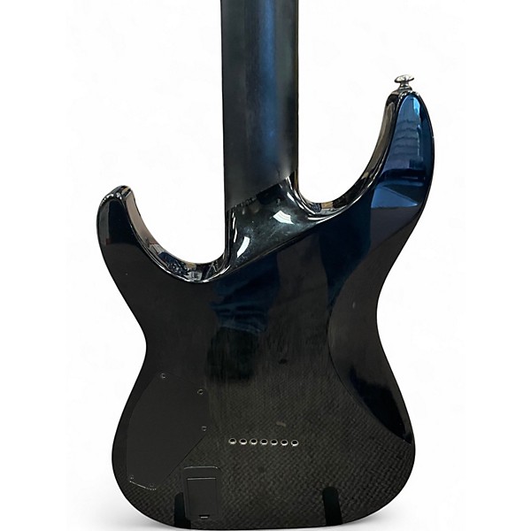 Used Schecter Guitar Research Hellraiser C7 Hybrid Transparent Black Solid Body Electric Guitar