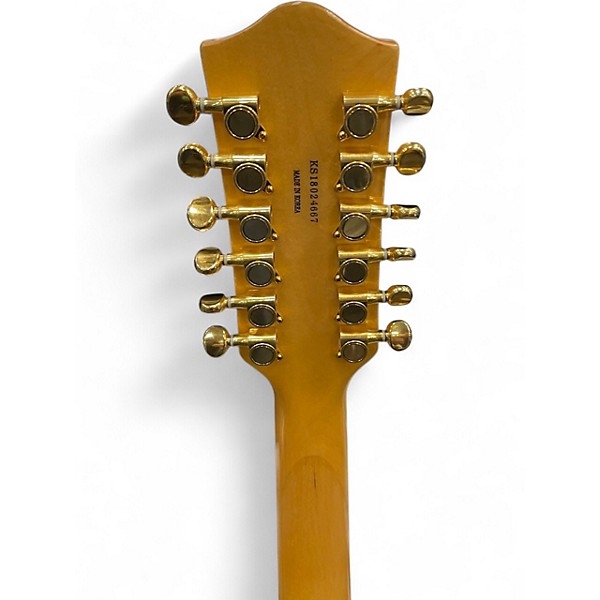 Used Gretsch Guitars G5422G-12 Amber Stain Solid Body Electric Guitar