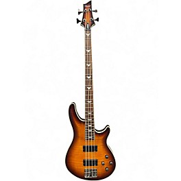 Used Schecter Guitar Research Omen Extreme 4 String Vintage Sunburst Electric Bass Guitar