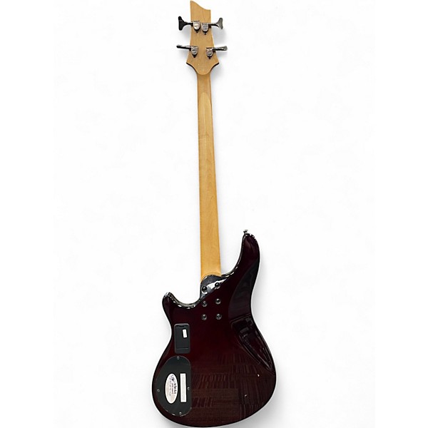 Used Schecter Guitar Research Omen Extreme 4 String Vintage Sunburst Electric Bass Guitar