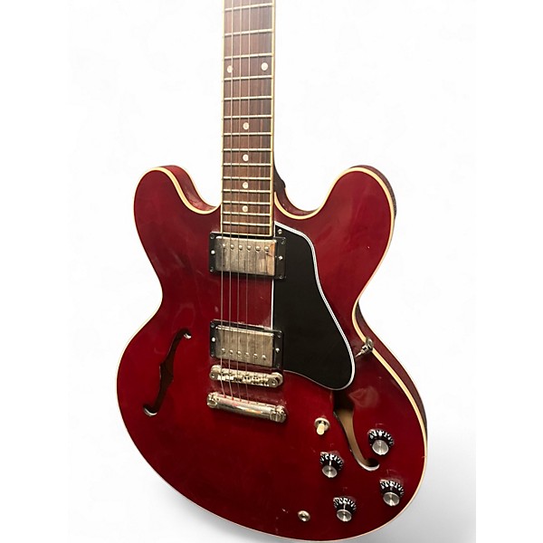 Used Gibson ES335 Cherry Hollow Body Electric Guitar
