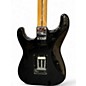 Vintage 1987 Fender Contemporary Stratocaster Black and Silver Solid Body Electric Guitar