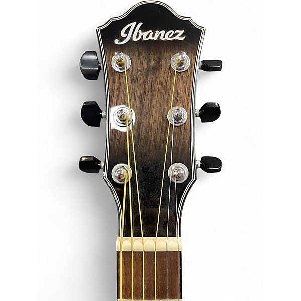 Used Ibanez AEWC400-TKS TRANSPARENT BLACK Acoustic Electric Guitar