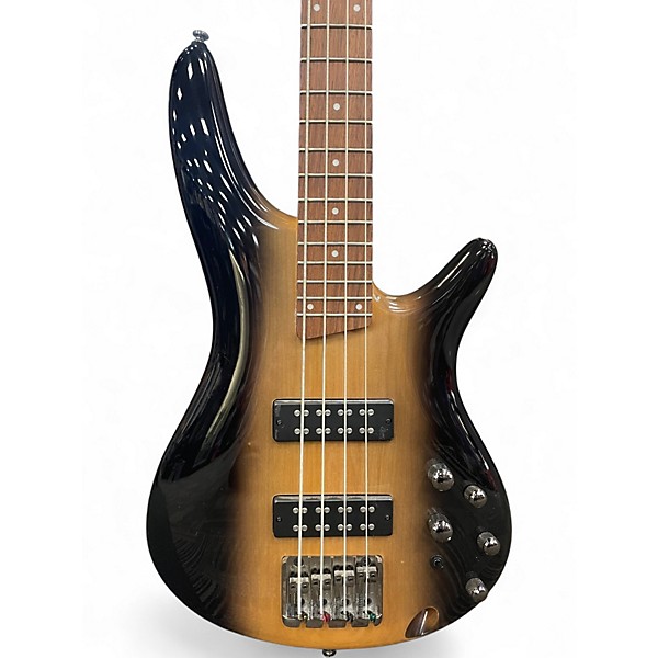 Used Ibanez SR370 2 Color Sunburst Electric Bass Guitar