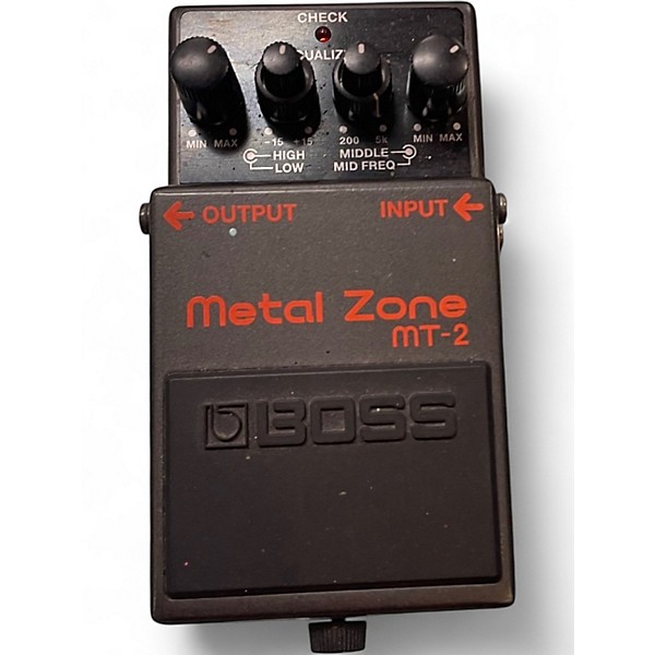 Used BOSS MT2 Metal Zone Distortion Effect Pedal