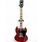 Used Gibson sg standard 2021 Trans Red Solid Body Electric Guitar thumbnail