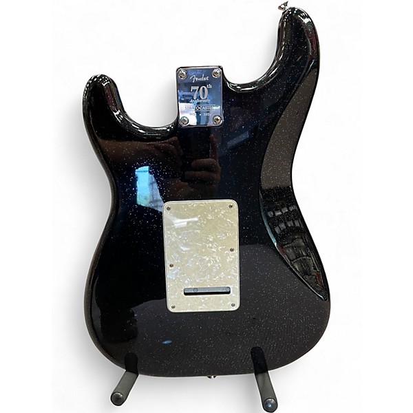 Used Fender 70th Anniversary Stratocaster Nebula Noir Solid Body Electric Guitar