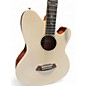 Used Ibanez TCY10E Talman White Acoustic Electric Guitar