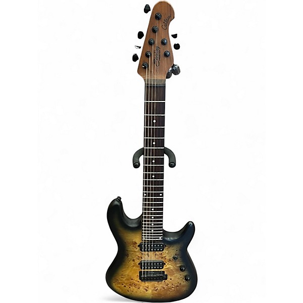 Used Ernie Ball Music Man STERLING JOHNSON RICHARDSON CUTLASS 7 POPLAR BURST Solid Body Electric Guitar