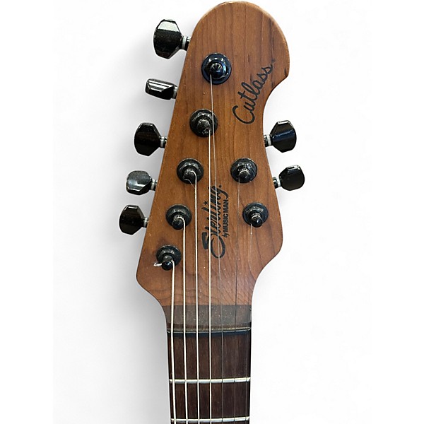 Used Ernie Ball Music Man STERLING JOHNSON RICHARDSON CUTLASS 7 POPLAR BURST Solid Body Electric Guitar
