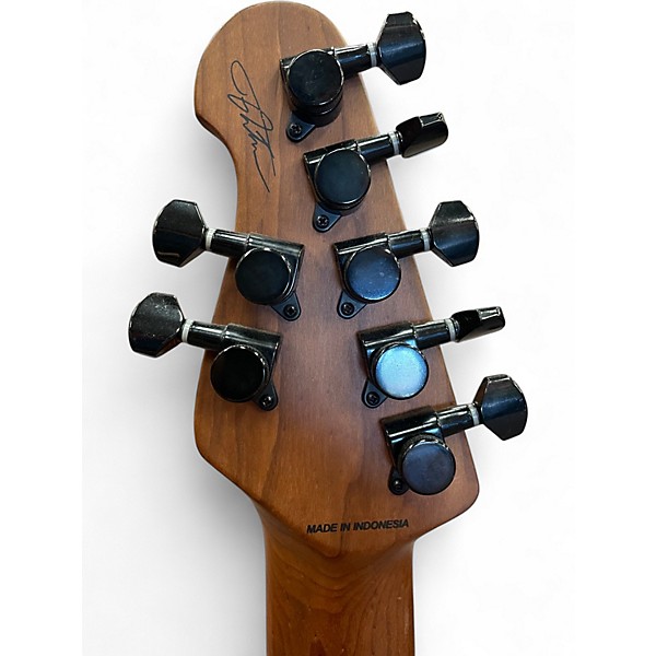 Used Ernie Ball Music Man STERLING JOHNSON RICHARDSON CUTLASS 7 POPLAR BURST Solid Body Electric Guitar