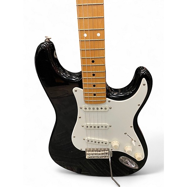 Used Grassroots Strat Black Solid Body Electric Guitar