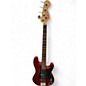 Used Squier Affinity Precision Bass Candy Apple Red Electric Bass Guitar thumbnail