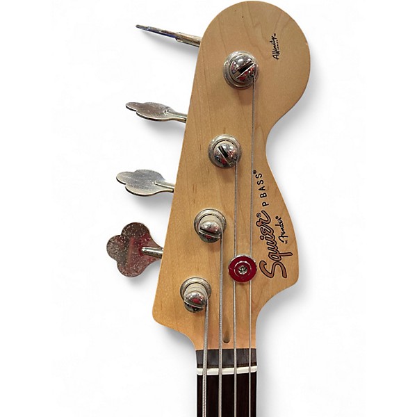 Used Squier Affinity Precision Bass Candy Apple Red Electric Bass Guitar