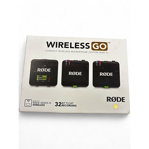 Used RODE WIRELESS GO COMPACT WIRELESS MICROPHONE Wireless System