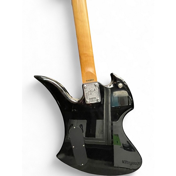Used B.C. Rich Bronze Series Mockingbird Black Solid Body Electric Guitar
