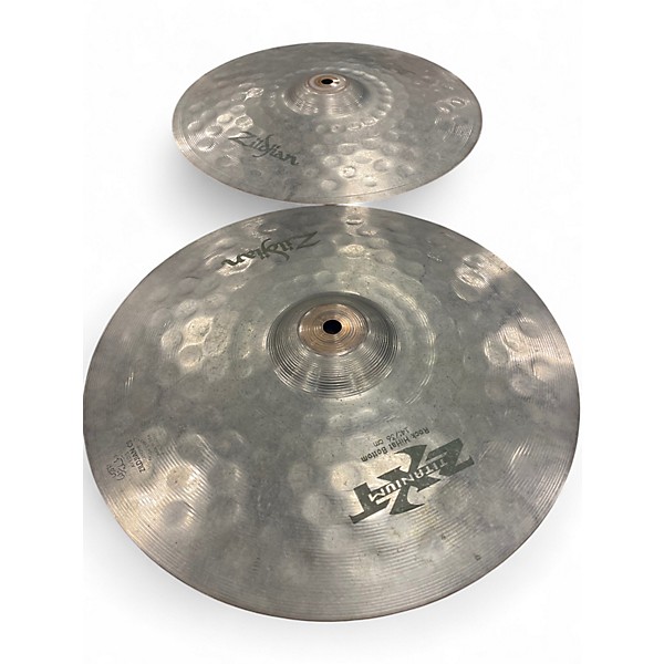 Used Zildjian 14in ZXT Titanium Rock Hi Hat Pair Cymbal