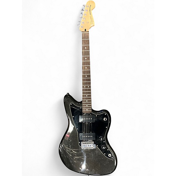 Used 2024 Squier Affinity Jazzmaster Metallic Black Solid Body Electric Guitar