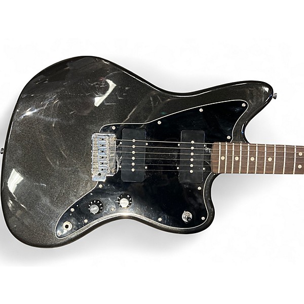 Used 2024 Squier Affinity Jazzmaster Metallic Black Solid Body Electric Guitar